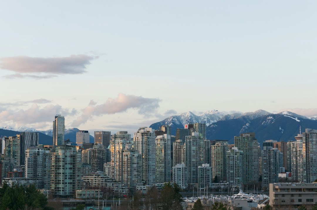 Downtown Vancouver skyline of residential towers (illustrative stock photo)