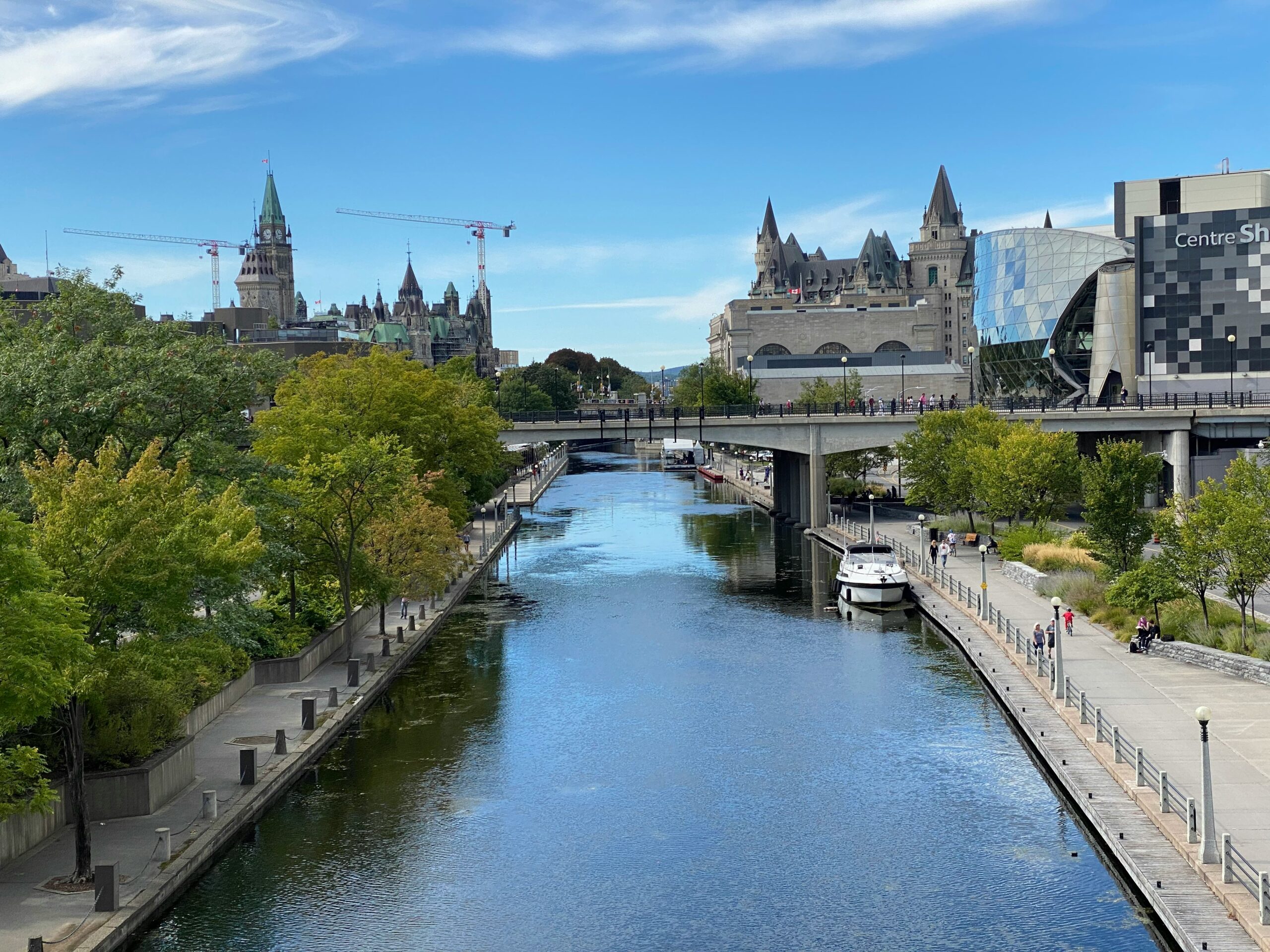 The Rideau Canal in Ottawa