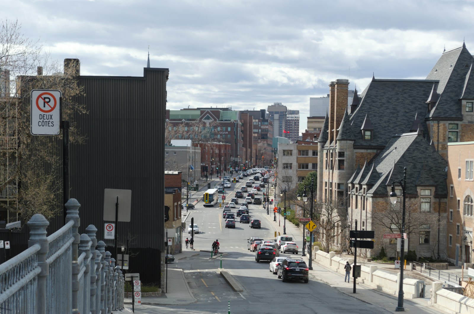 Stock photograph of Rue Berri in Montreal
