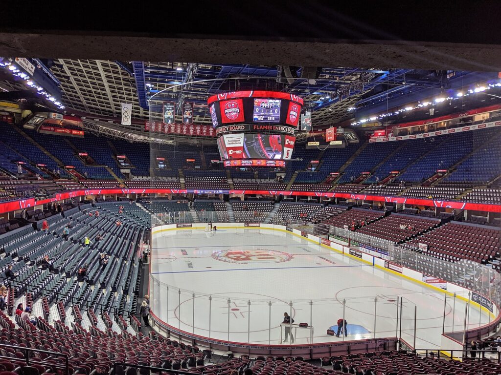 Kraken Rout Flames 6-1 in Last Saddledome Opener