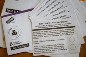 Over 1 million ballots cast in Alberta referendum Over 1 million ballots cast in Alberta referendum