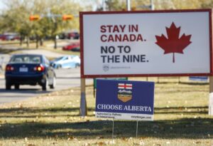 Alberta referendum count runs late as some questions flip Alberta referendum count runs late as some questions flip