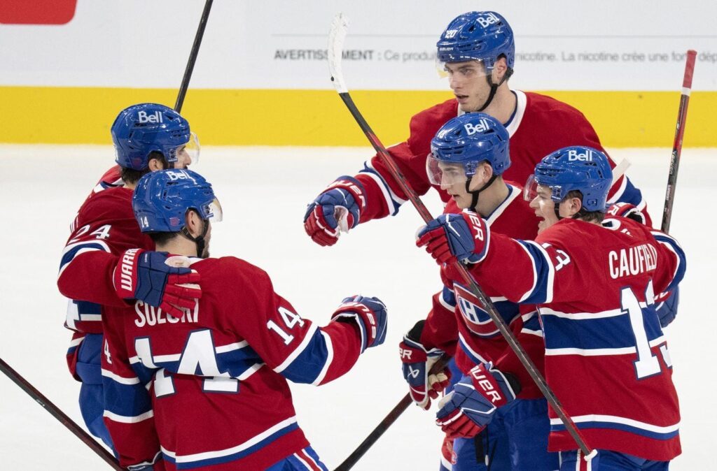 Caufield’s OT goal lifts Canadiens past Sabres 4-3