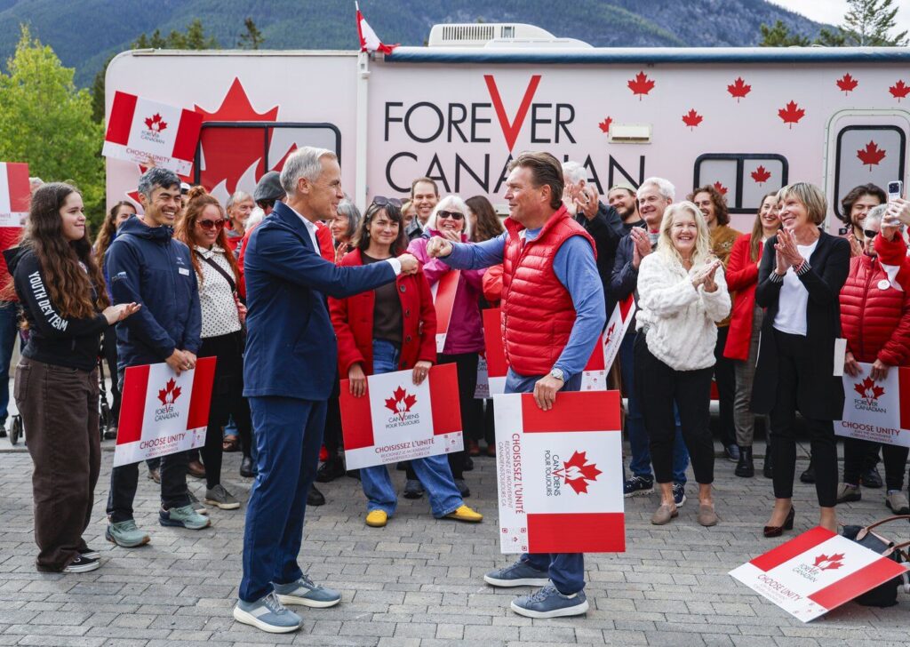 Carney met Forever Canadian in Banff before Alberta vote