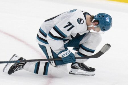 Celebrini’s OT goal lifts Sharks past Canadiens 4-3