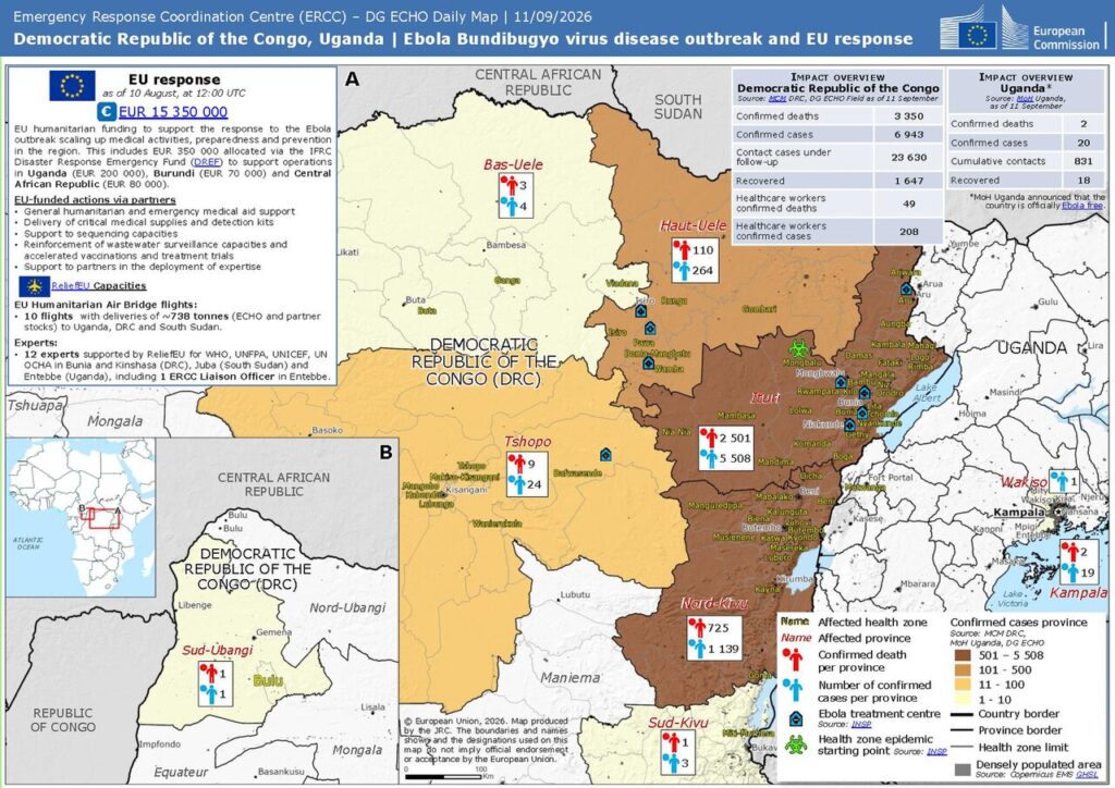 Congo Ebola cases top 9,000 as deaths reach 4,381 Congo Ebola cases top 9,000 as deaths reach 4,381