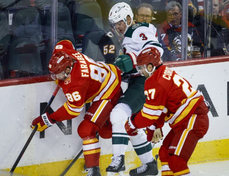 Cooley makes 36 saves as Flames edge Wild 2-1 Cooley makes 36 saves as Flames edge Wild 2-1