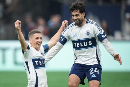 Whitecaps beat San Diego 4-1, White hits 100th MLS goal