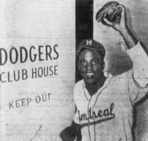 Jackie Robinson hit .349 for Montreal in 1946 Jackie Robinson hit .349 for Montreal in 1946