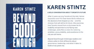 Karen Stintz’s book Beyond Good Enough challenges Toronto Karen Stintz’s book Beyond Good Enough challenges Toronto