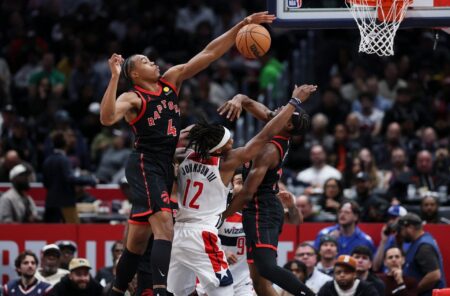 Barnes, Barrett lead Raptors past Wizards 112-102 Barnes, Barrett lead Raptors past Wizards 112-102