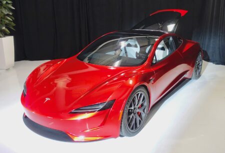 Tesla unveils flying Roadster, with production set for 2028 Tesla unveils flying Roadster, with production set for 2028