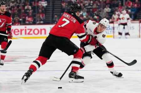 Senators beat Devils 4-1; Sabres top Panthers 5-3 Senators beat Devils 4-1; Sabres top Panthers 5-3
