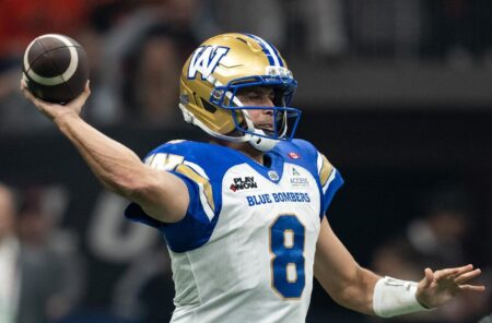 Bombers clinch playoff spot with 34-10 win over Lions